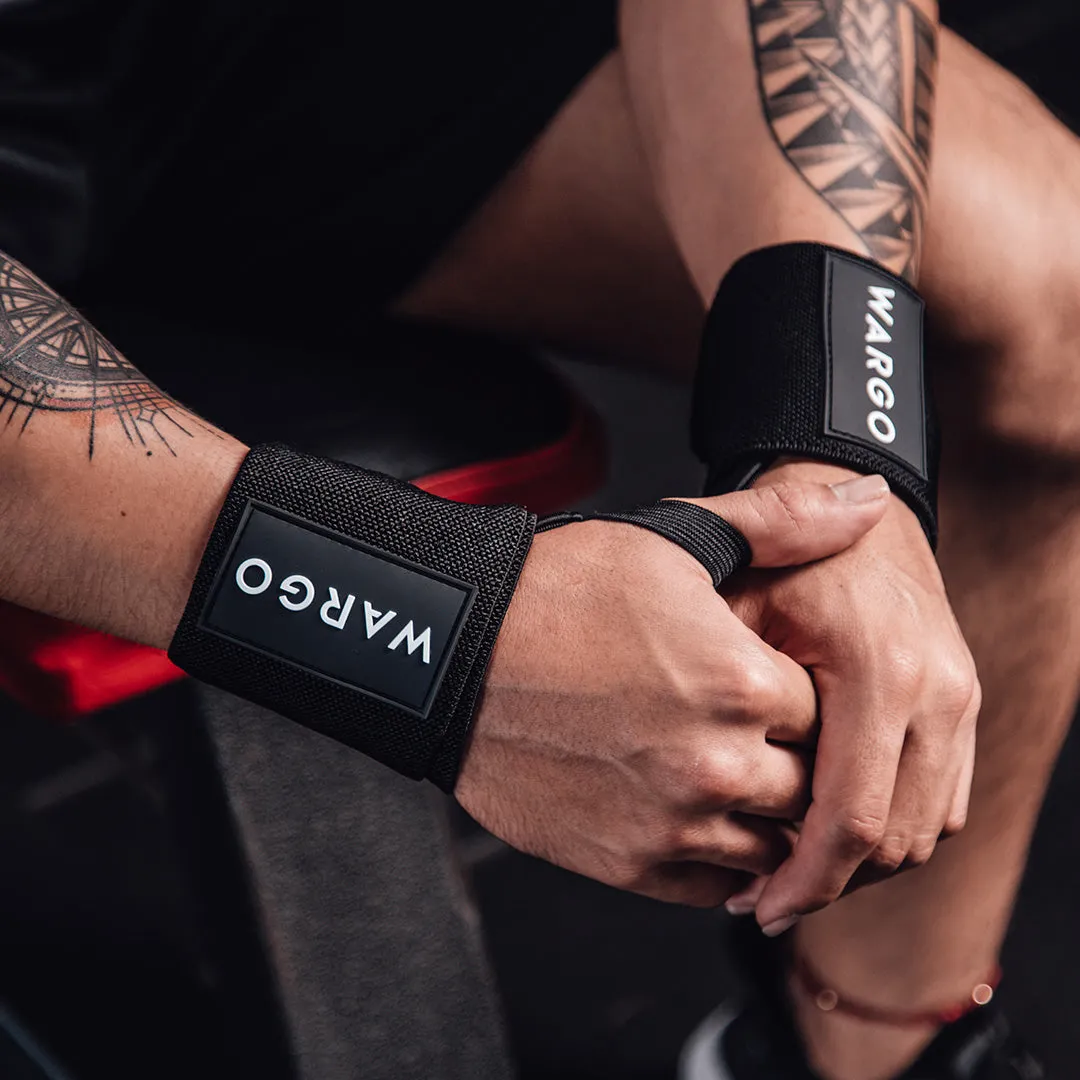 MUÑEQUERAS PARA GYM - BLACK