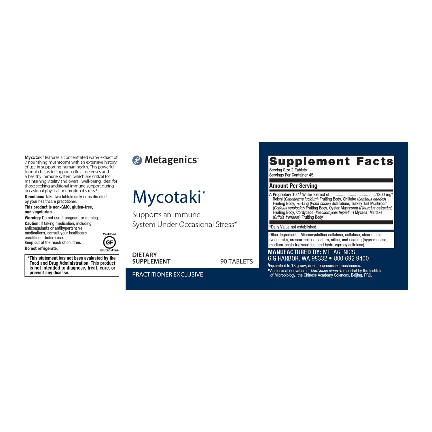 Mycotaki® <br>Supports an Immune System Under Occasional Stress*