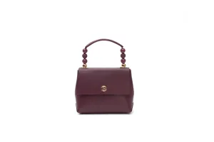 Nº48 Carré Top Handle Mini - Bordeaux
