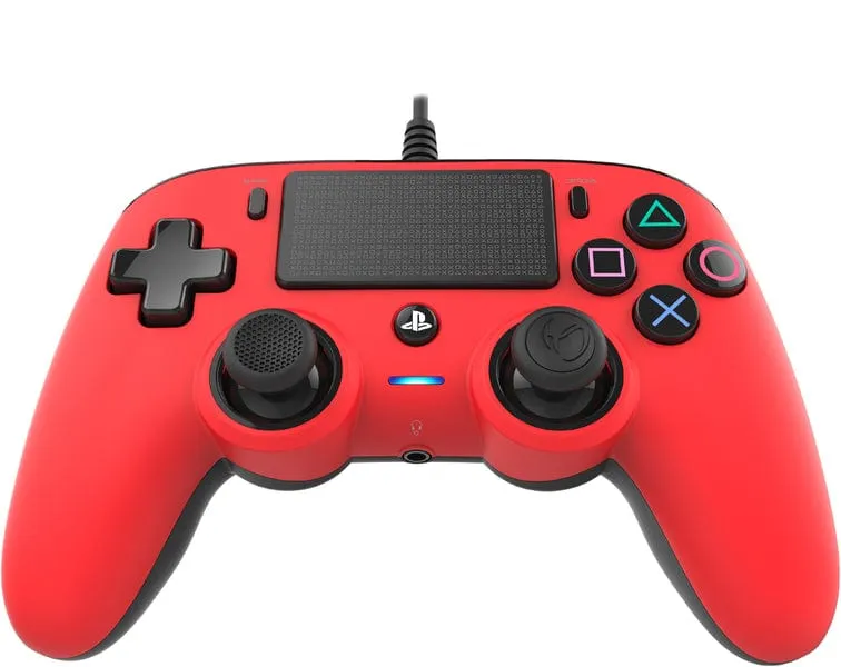 Nacon - Wired Compact Controler for PS4 (Red)