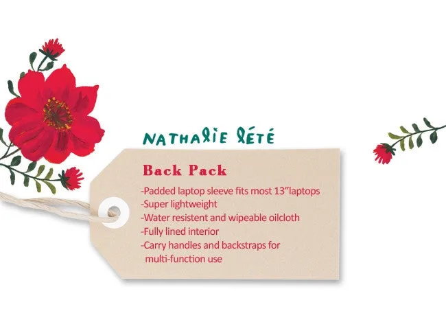 Nathalie Lete Backpack - Roses