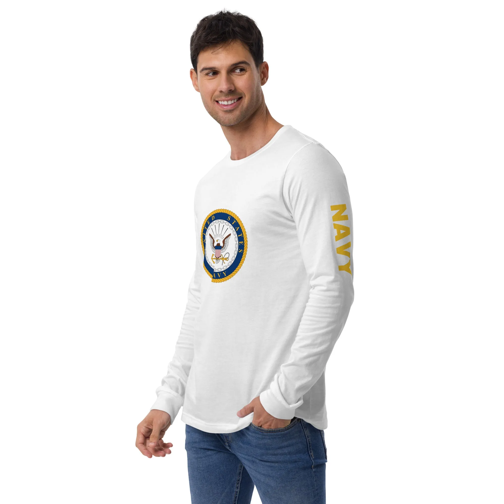 Navy Long Sleeve Tee