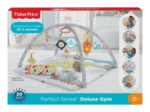 New in box! Fisher-Price GLK34 Perfect Sense Deluxe Gym! Retails $156 