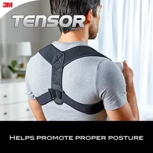 New in package! Tensor Posture Corrector, Adjustable Back Support, for Women and Men, Helps Promote Proper Posture, Black