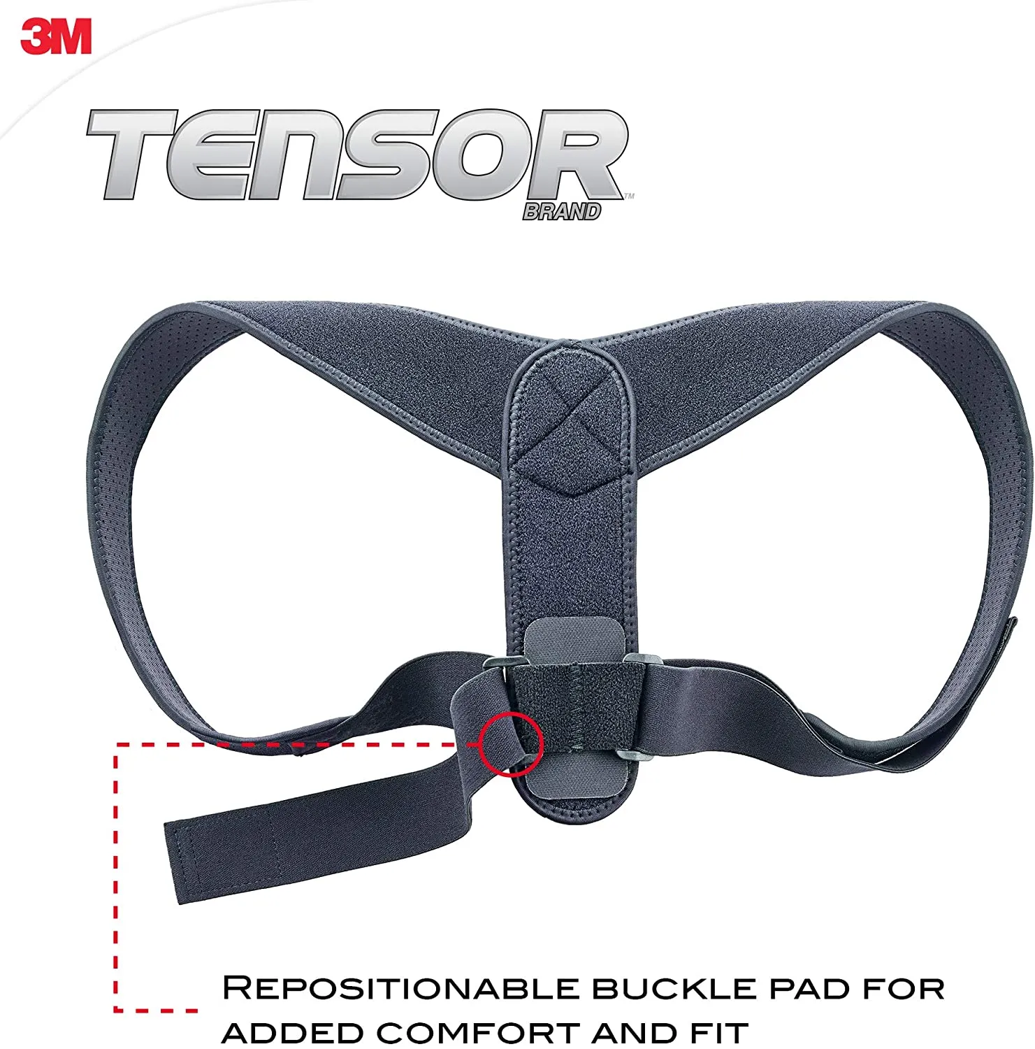 New in package! Tensor Posture Corrector, Adjustable Back Support, for Women and Men, Helps Promote Proper Posture, Black