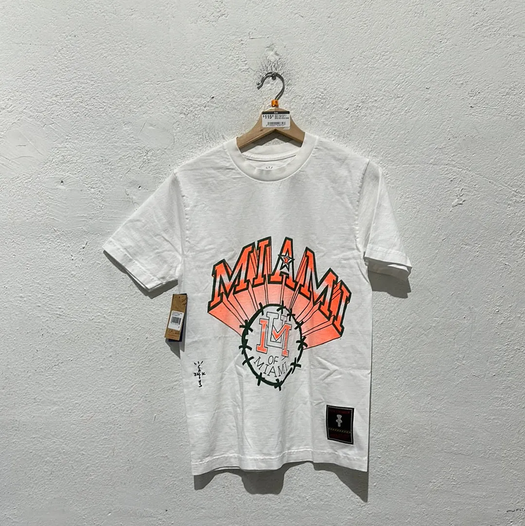 NEW Travis Scott x M&N x UM Tee - White