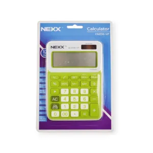 Nexx Cd2720 Green 12 Digit Desktop Calculator