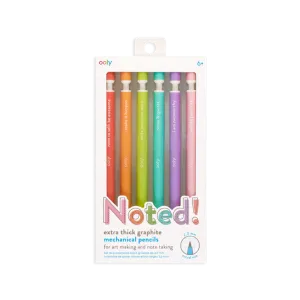 Noted! Graphite Mechanical Pencils - Set of 6