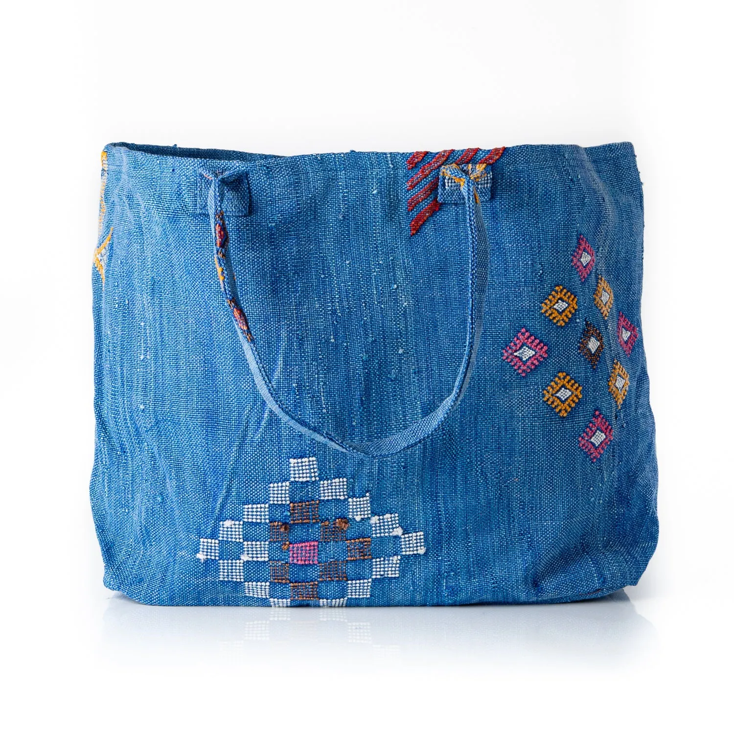 Ocean Blue - Tote Cactus Silk bag