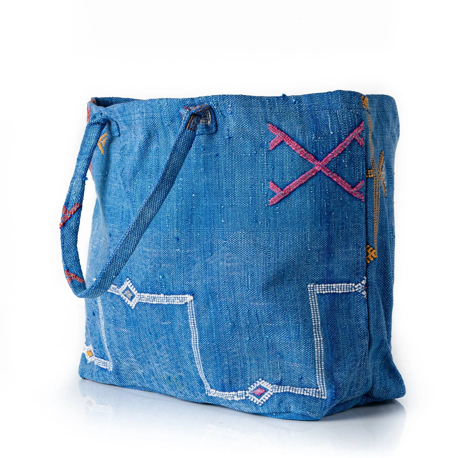 Ocean Blue - Tote Cactus Silk bag