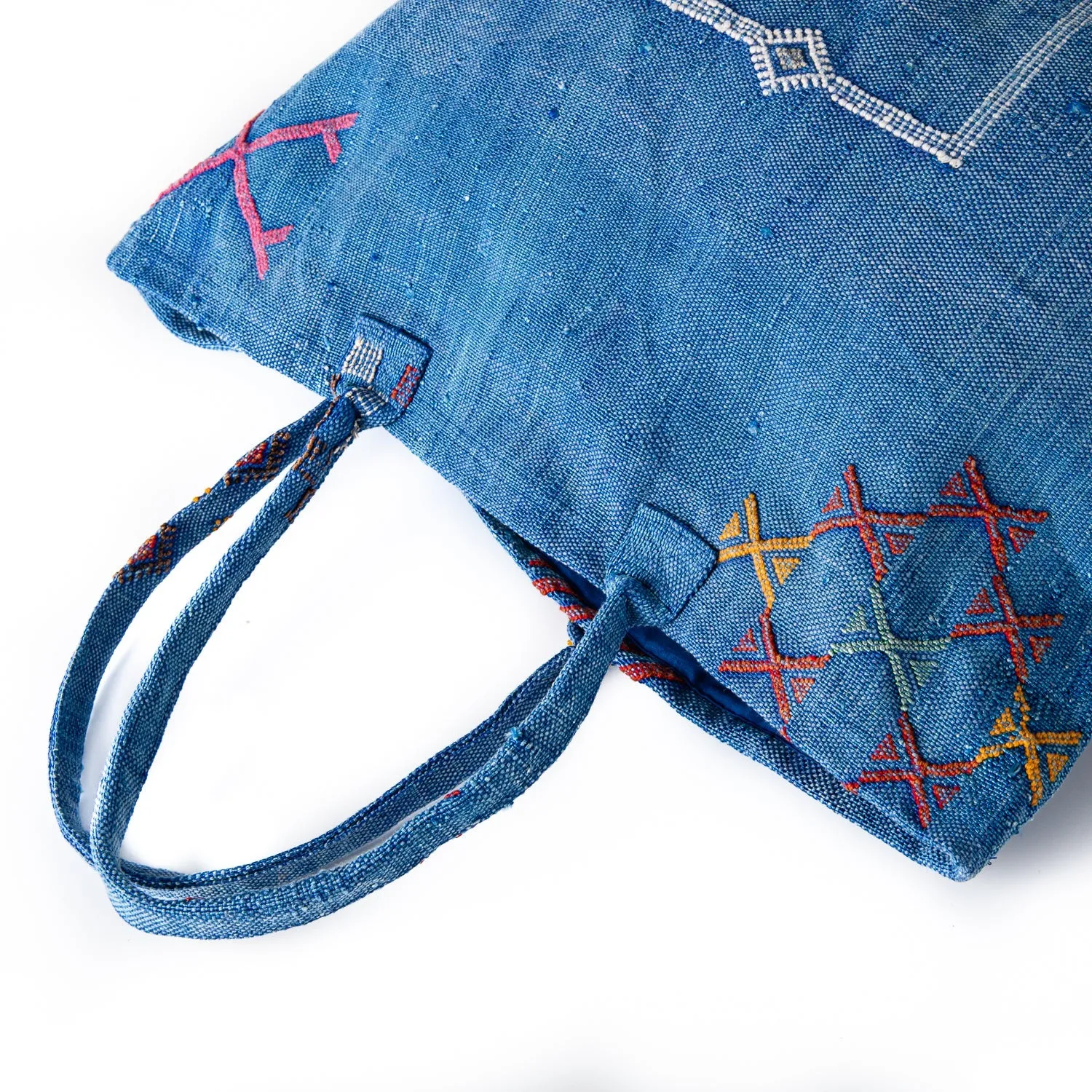 Ocean Blue - Tote Cactus Silk bag