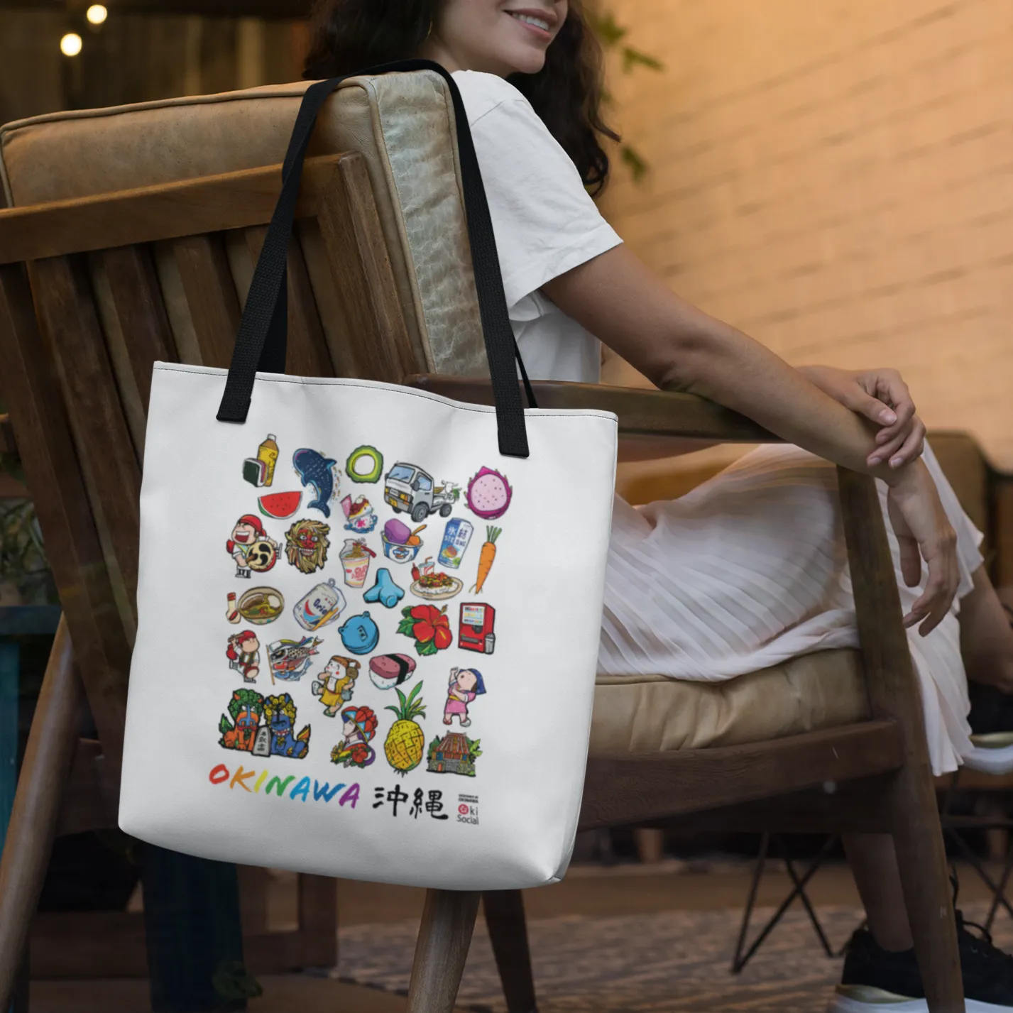 Okinawa Experience Large Tote