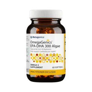 OmegaGenics® EPA-DHA 300 Algae <br>Triglyceride Form & Vegetarian Helps Support Cardiovascular Health*