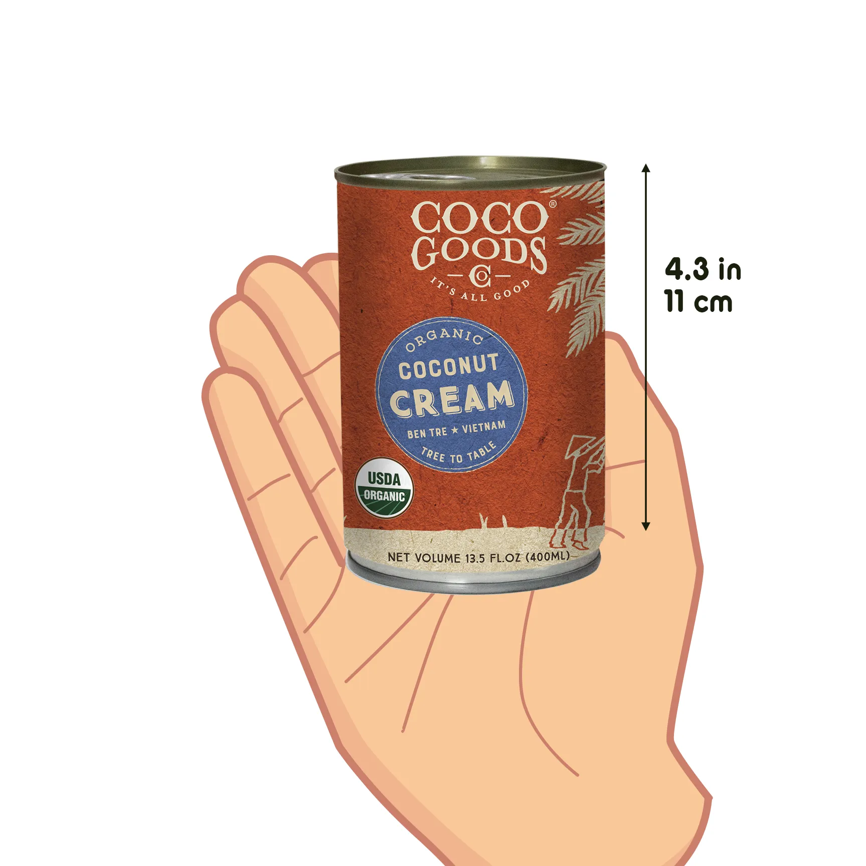 Organic Coconut Cream 13.5 fl. oz