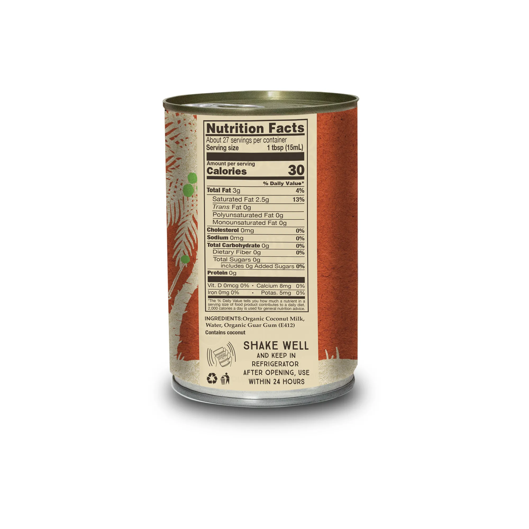 Organic Coconut Cream 13.5 fl. oz