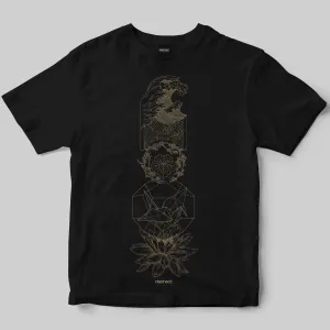 Origami T-Shirt / Black / by Poppy Mili