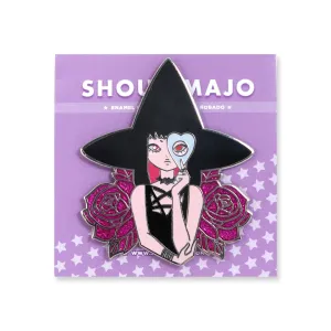 Ouija Witch Large Enamel Pin