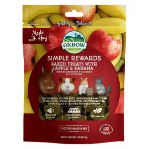 Oxbow Simple Rewards Baked Treat Apple