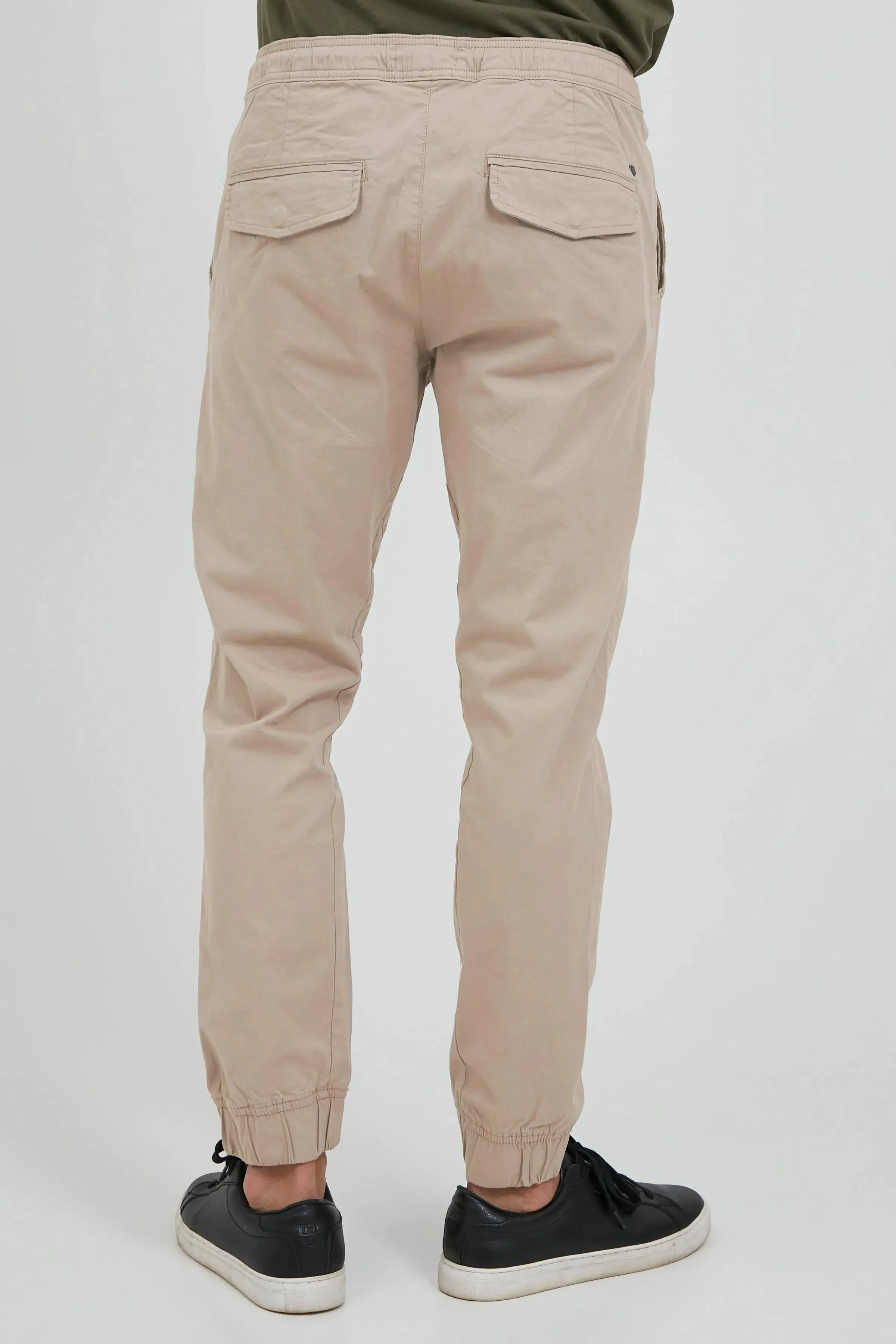 Pantalones Slim-Truc Cuff Simple Taupe