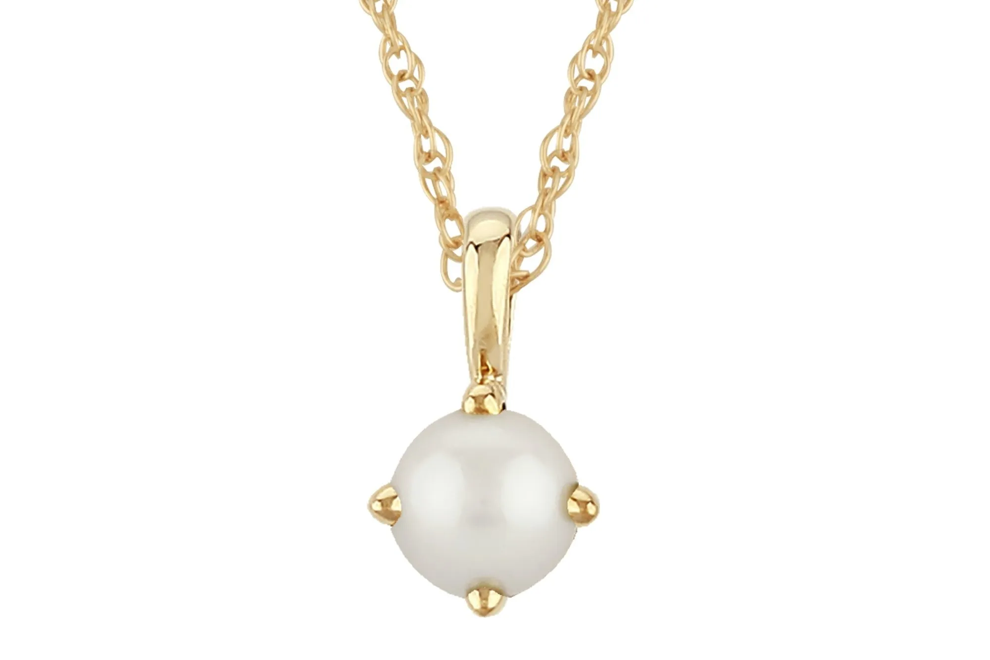 Pearl Solitaire Necklace