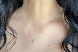 Pearl Solitaire Necklace