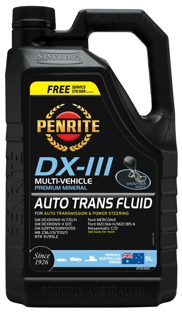 Penrite ATF DX-III Automatic Transmission Fluid - 5 Litre
