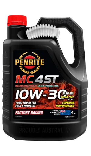 Penrite MC-4ST 10W-30 (100% PAO & ESTER) - 4 Litre