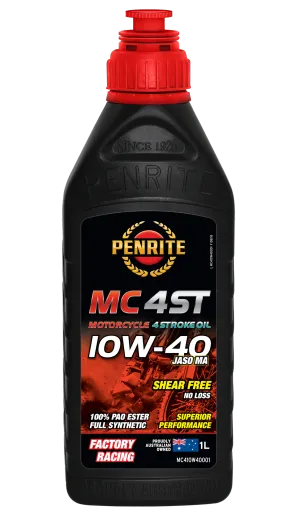Penrite MC-4ST 10W-40 (100% PAO & ESTER) - 1 Litre