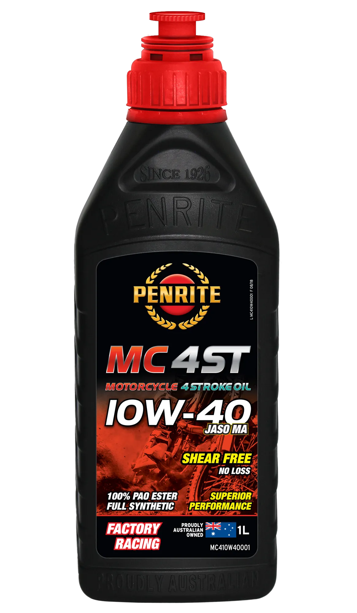Penrite MC-4ST 10W-40 (100% PAO & ESTER) - 1 Litre