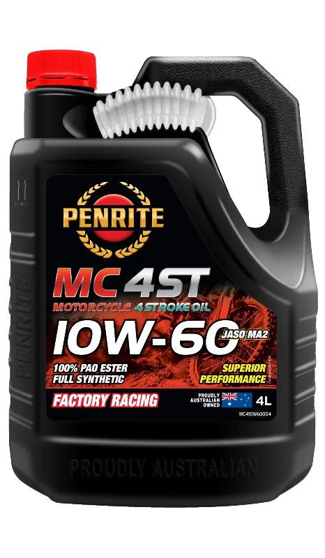 Penrite MC-4ST 10W-60 (100% PAO & ESTER) - 4 Litre