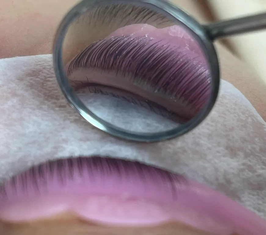Pink Brow & Lash Lifting Y Comb Tool