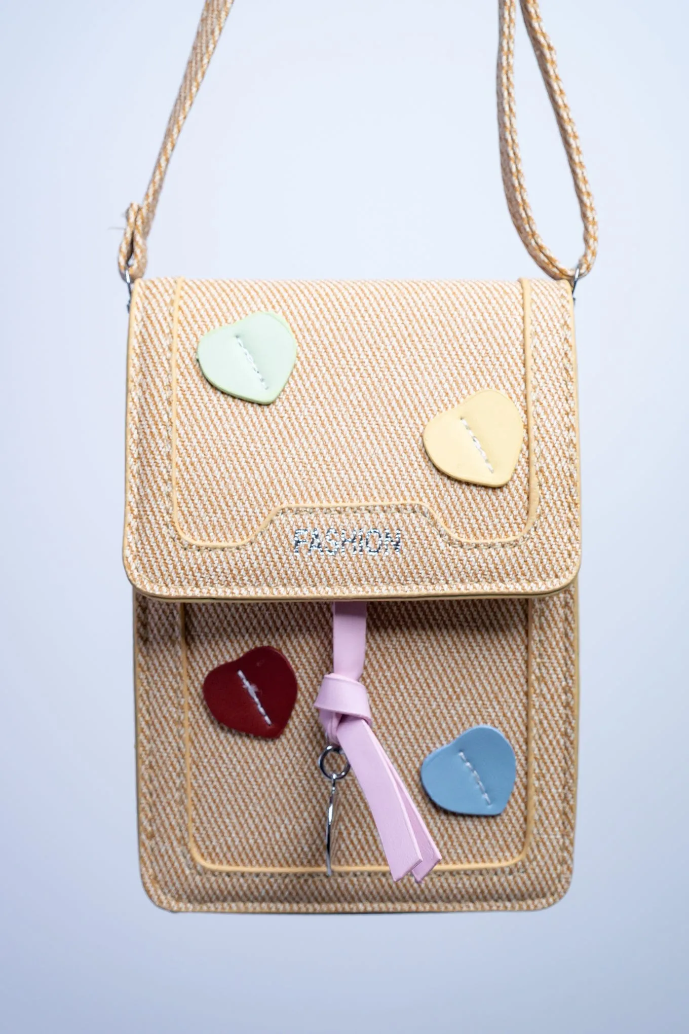 Pink Fashion Hearts Bag