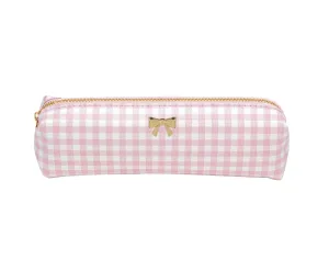 PINK GINGHAM BOW CASE