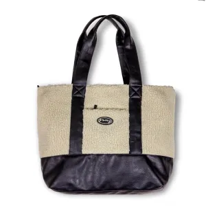 Plátenná taška Grimey Wear Iam Sherpa Tote Bag krémovo-biela