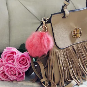 Pom Pom Purse Poof in Pink