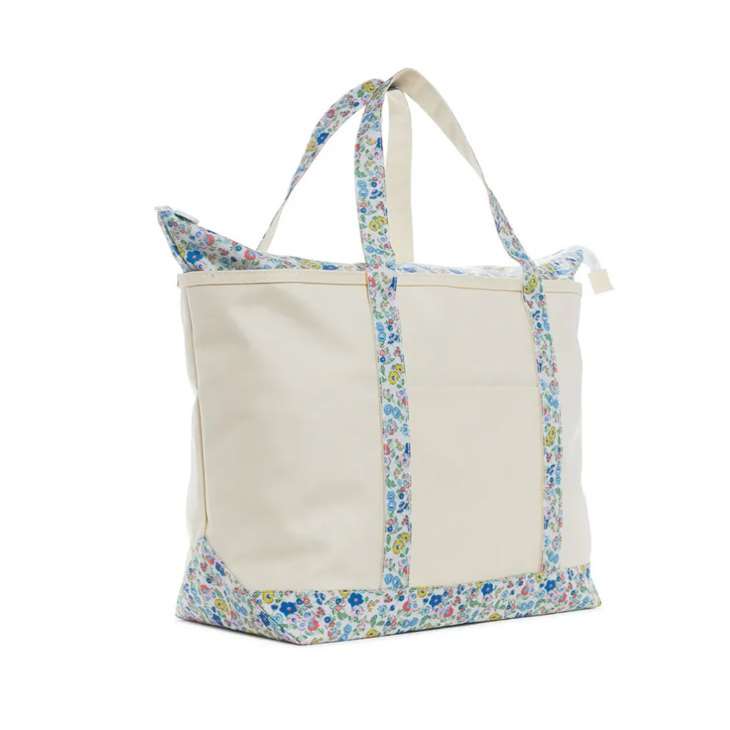 Posies Coated Maxi Tote
