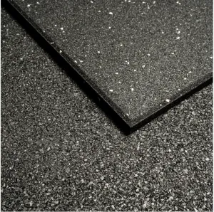 Premium Grade Rubber Gym Flooring  | WHITE SPECK [1m x 1m x 15mm]