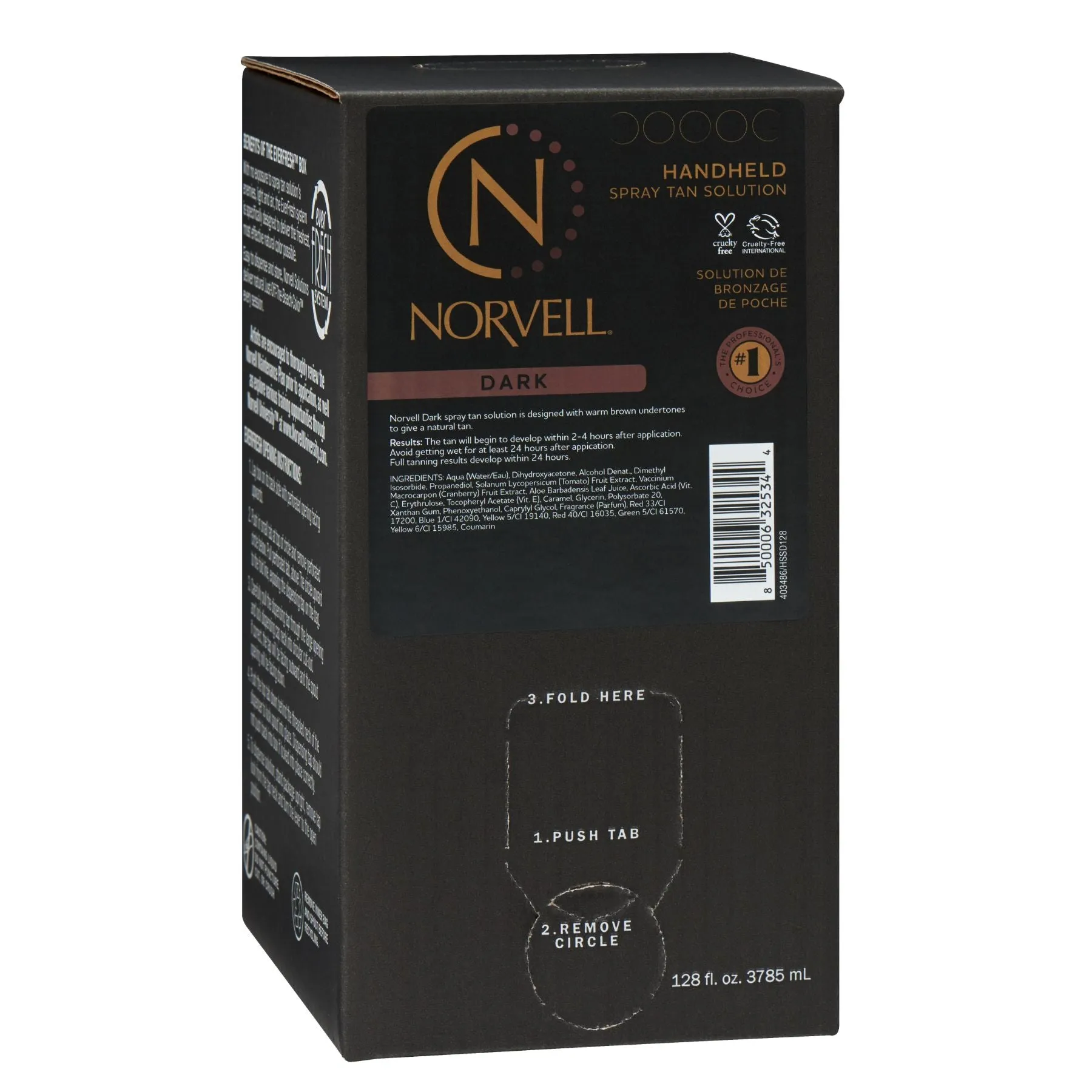 Professional Handheld Spray Tan Solution, Dark