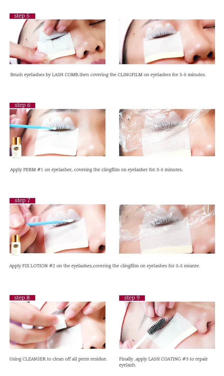 Professional Salon Grade Lash Lift Perm Kit