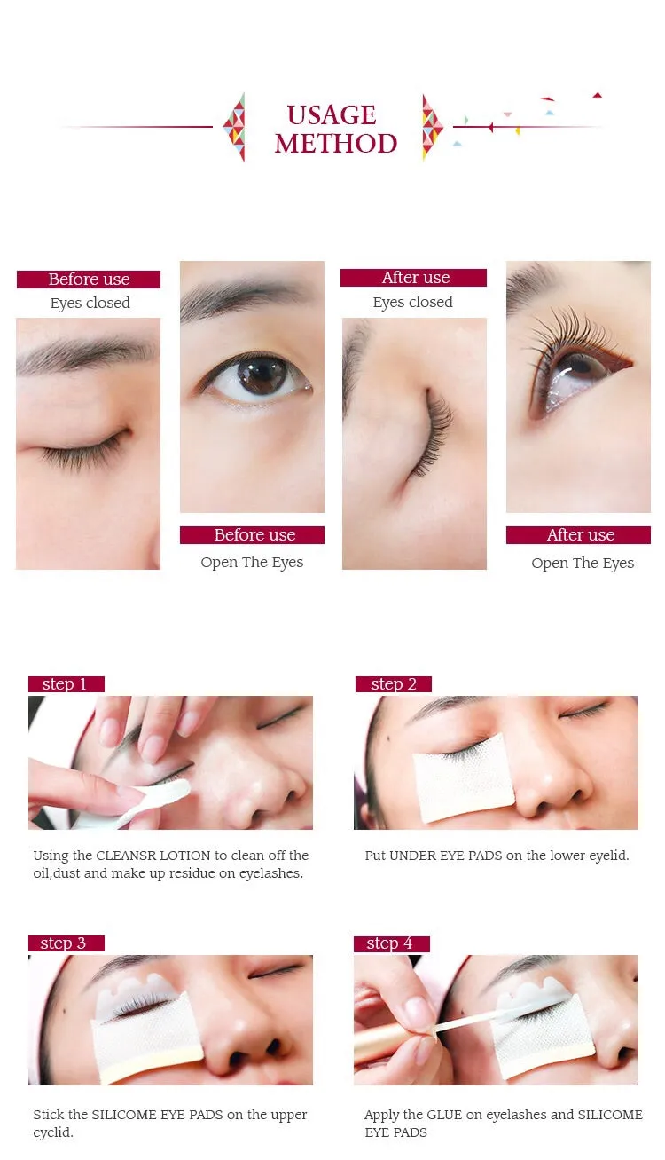 Professional Salon Grade Lash Lift Perm Kit