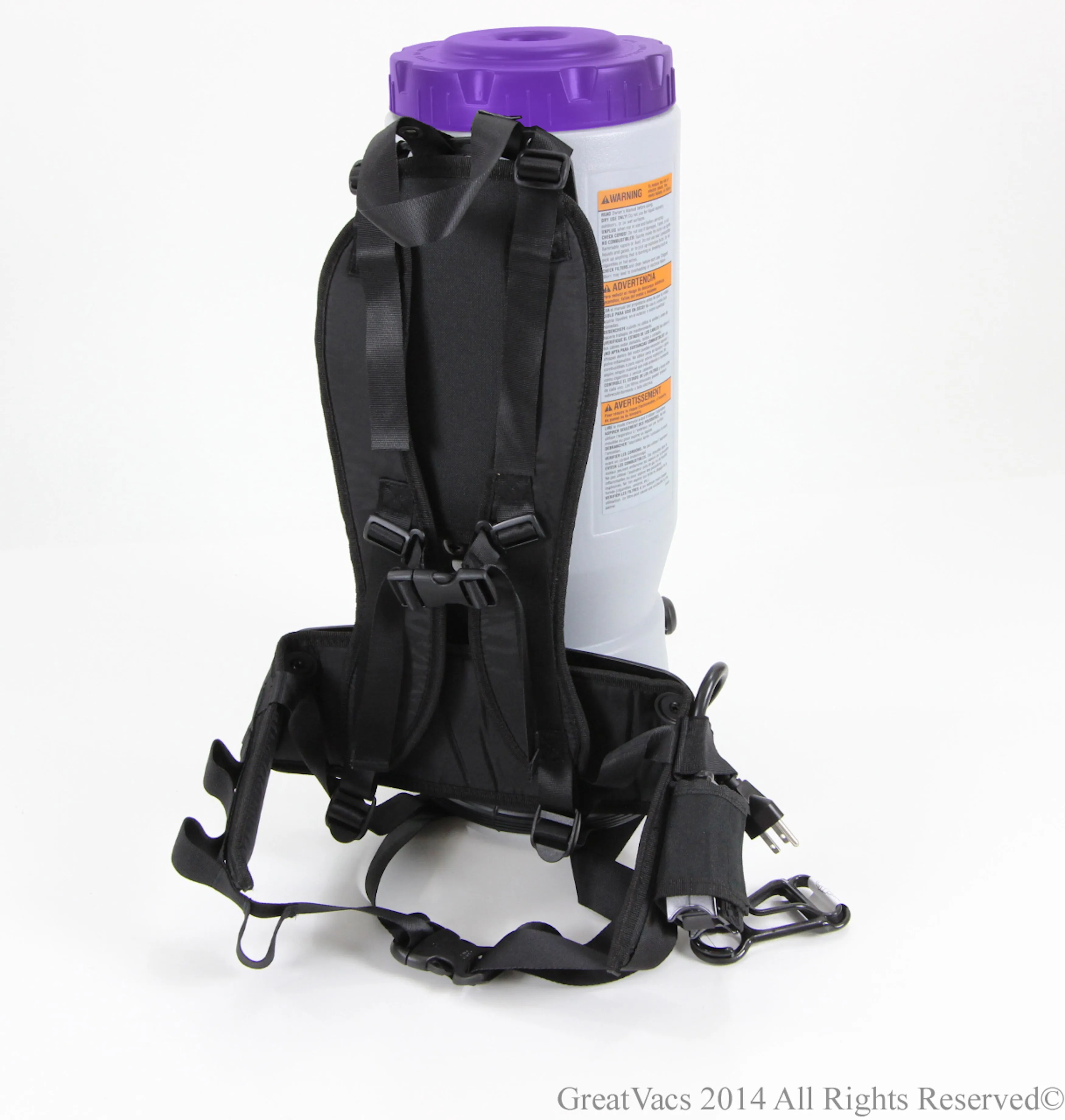 Proteam Super QuarterVac Commercial Backpack Vacuum w/ Wessel Werk Head