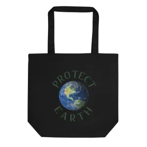 PROTECT EARTH  Eco Tote Bag
