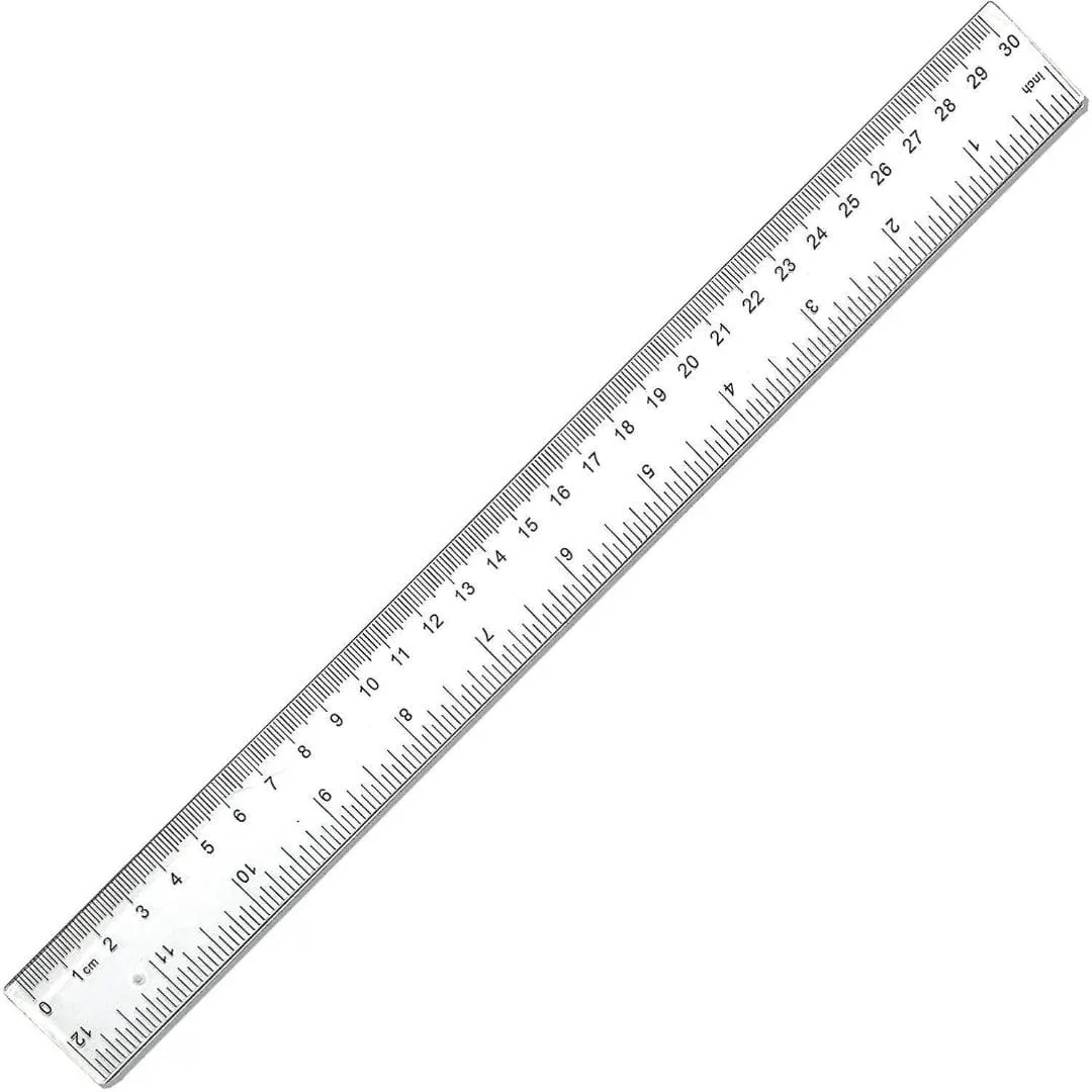 PSD Ruler Clear 30cm