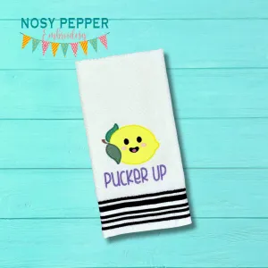Pucker Up applique machine embroidery design (5 sizes included) DIGITAL DOWNLOAD