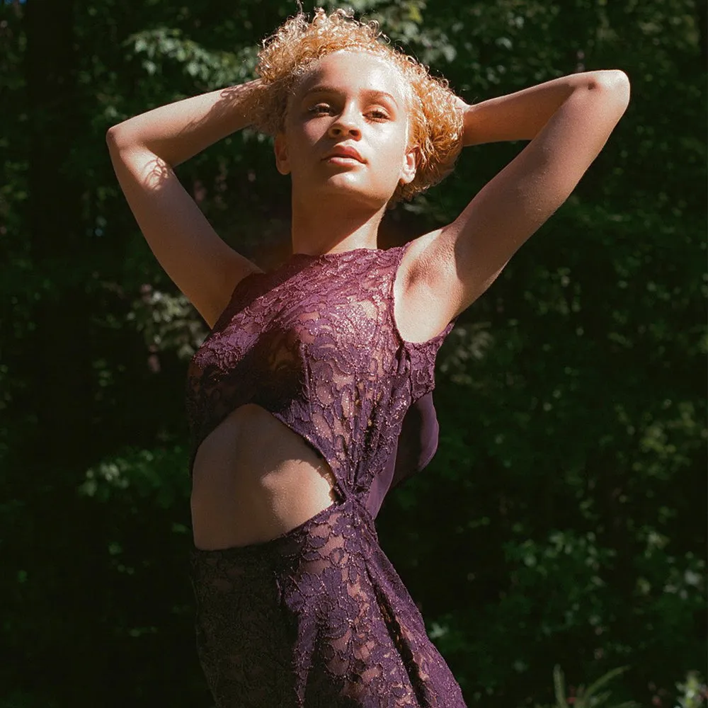 Purple Lace Dress