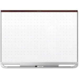 Quartet® Prestige® 2 Total Erase®Magnetic Whiteboard, 8' x 4', Mahogany Finish Frame
