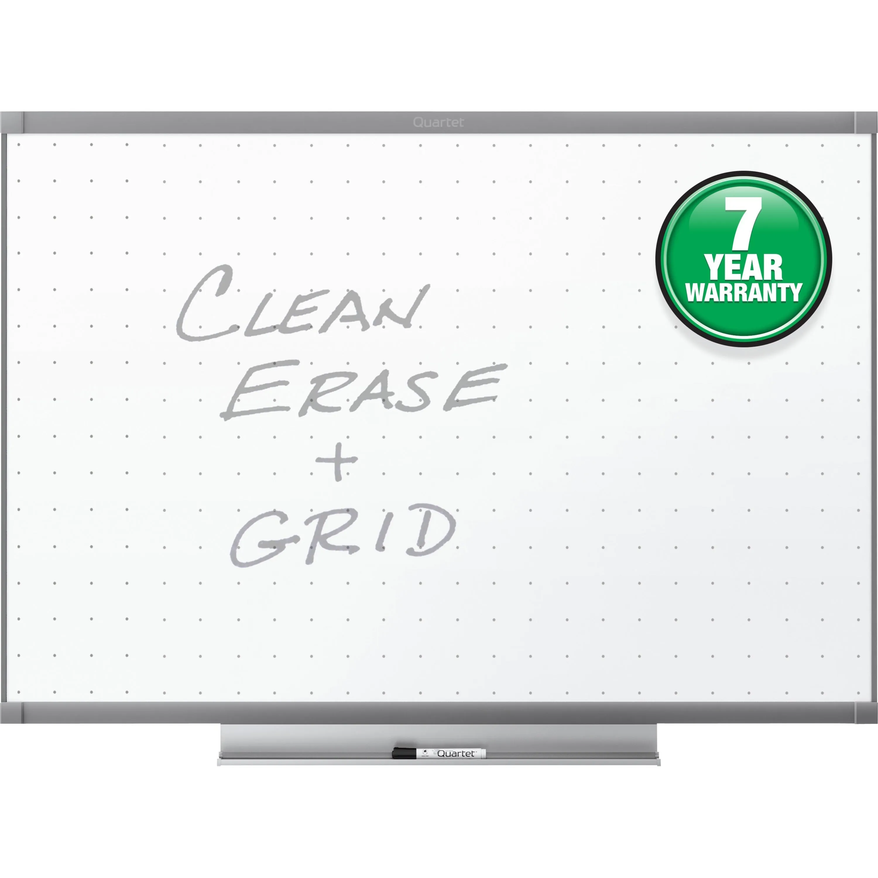 Quartet® Prestige® 2 Total Erase®Whiteboard, 6' x 4', Graphite Finish Frame