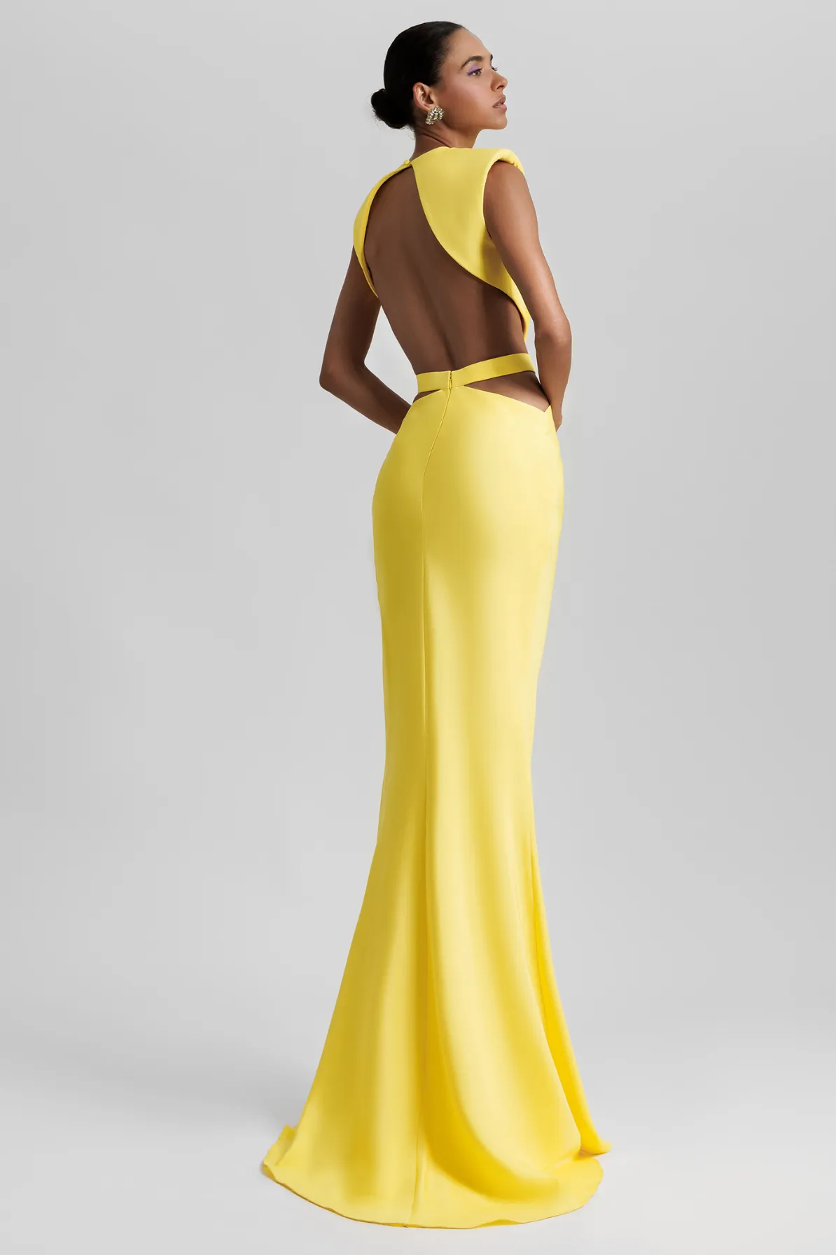 Quinn Gown in Yellow by Gemy Maalouf - RENTAL