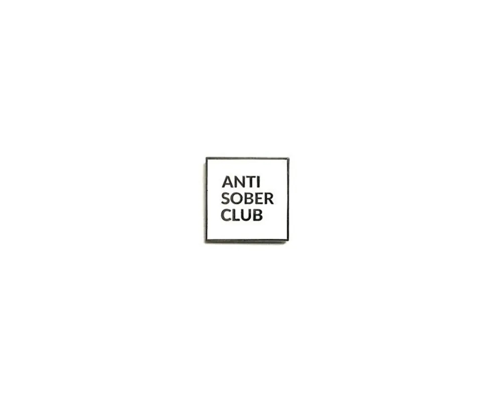 "Antisober" Lapel Pin