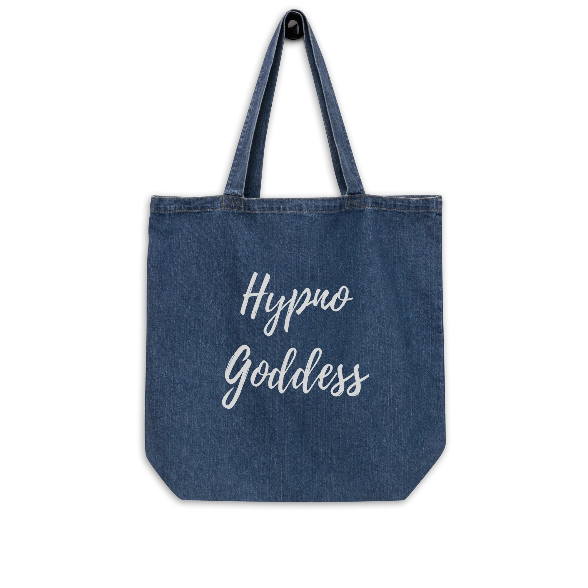 "Hypno Goddess" Organic denim tote bag